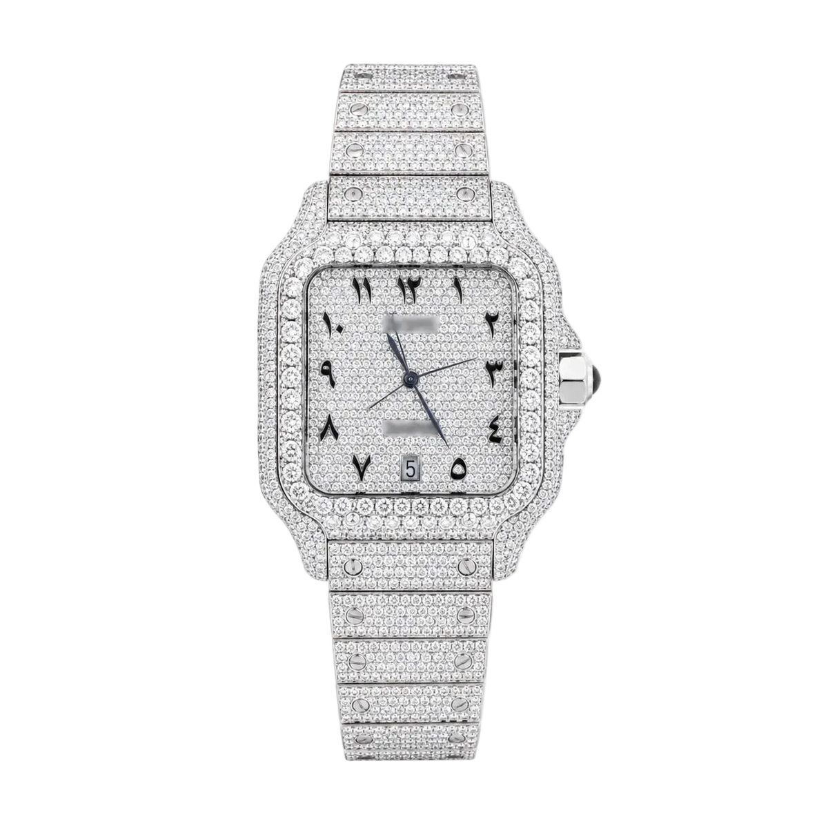Moissanite Arabic Watch
