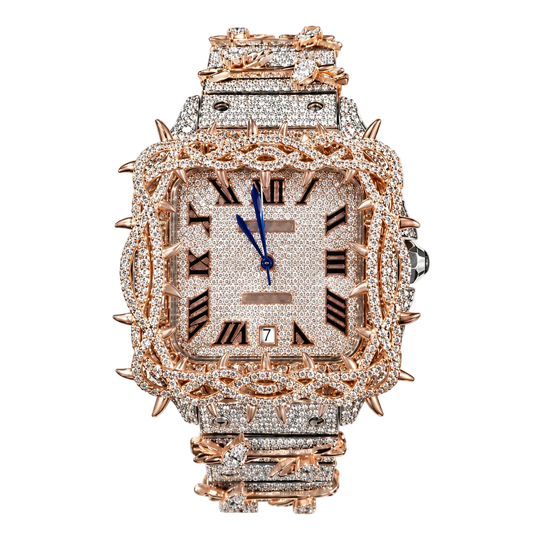 Moissanite Thorn Square Watch