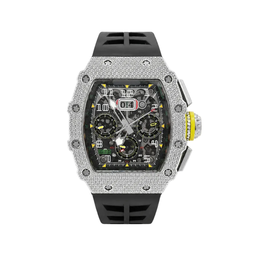 Moissanite Diamond Strap Watch